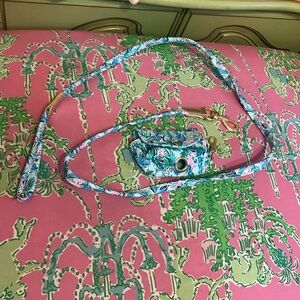 Lilly Pulitzer Barking Up The Palm Tree Dog Walk Set